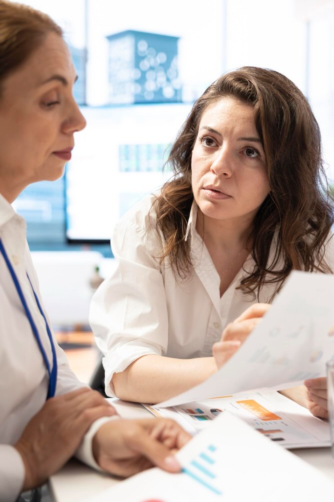 office workers monitoring psychosocial safety in the workplace